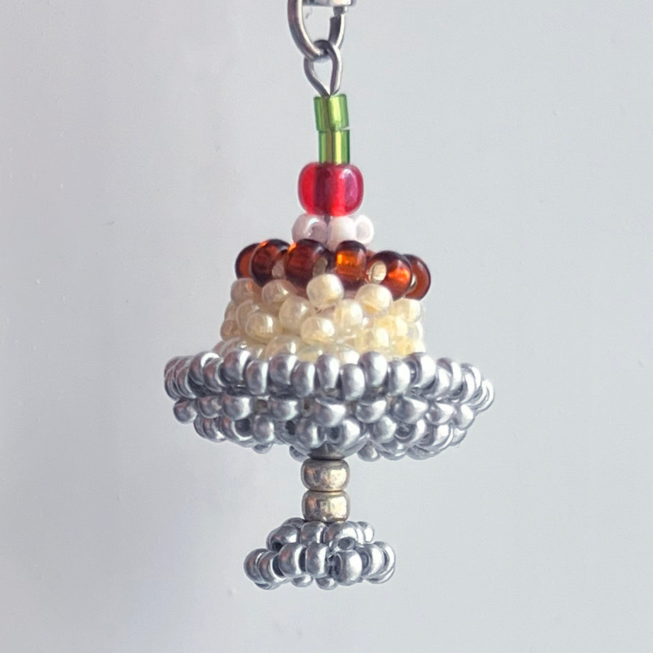 Pudding on Silver Cup